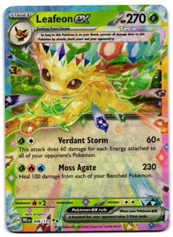 Leafeon ex 006/131 - Prismatic Evolutions Double Rare Pokemon TCG - LP Card - Image 1