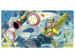Pokemon Card Game Rubber Playmat Canari & Mega Eelektross Japanese NEW - Image 1
