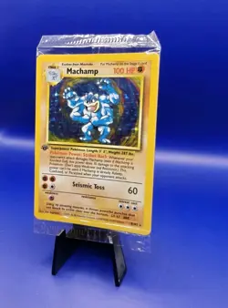 Machamp 8/102 1st Edition Base Set Holo Rare Pokemon Card TCG WOTC New Sealed - Image 3