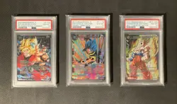 Dragonball Super Card Game Graded Card Lot - Three Cards PSA 10 - Image 1
