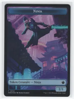 #24 2024 Foundations Foil Kaito, Cunning Infiltrator / Ninja Emblem - Image 2