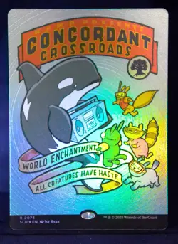 Concordant Crossroads-MTG-Rainbow Foil x KEXP You Are Not Alone SLD-Excellent NM - Image 1