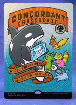Concordant Crossroads-MTG-Rainbow Foil x KEXP You Are Not Alone SLD-Excellent NM - Image 2