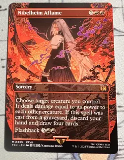 Nibelheim Aflame (Borderless) - FINAL FANTASY (FIN) MTG TCG NM - Image 1