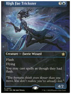 Foundations #307 High Fae Trickster (Borderless) - Image 1