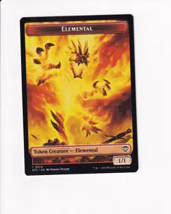 MAGIC COMMANDER OUTLAWS OF THUNDER JUNCTION DOUBLE TOKEN BIRD ILLUSION ELEMENTAL - Image 2