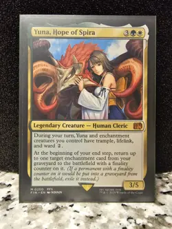 Final Fantasy MTG - Yuna, Hope of Spira Mythic Non-Foil (Near Mint) - Image 2