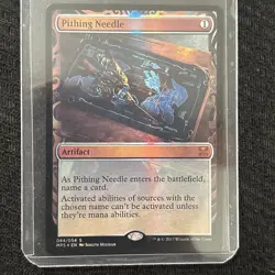 Pithing Needle (FOIL) Masterpiece Series: Kaladesh Inventions Light Play MTG - Image 1