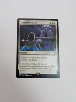 MTG - Damning Verdict - Commander: Final Fantasy NM/M Condition - Image 1