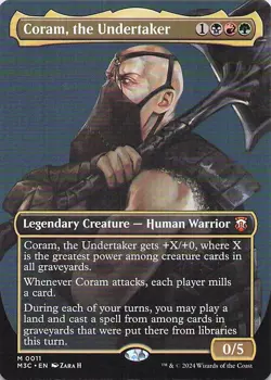 Coram, the Undertaker (Borderless) Commander: Modern Horizons 3 Regular - Image 1