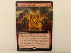 x1 NM Court of Embereth (Extended Art) Commander: Wilds of Eldraine Regular MTG - Image 1