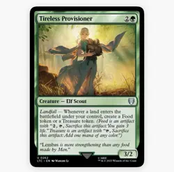 MTG Tireless Provisioner Tales of Middle-earth Commander 262 Regular Uncommon NM - Image 1