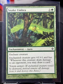 Snake Umbra - REG - MTG - Rise of the Eldrazi - 207/248 - COMMON ~ LP - Image 1
