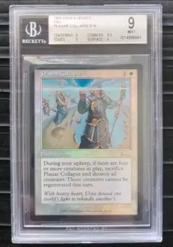 Mtg Planar Collapse. (BGS) 9 Urza's Legacy Rare Foil. [1999] - Image 1