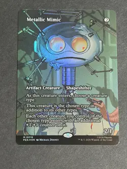 Metallic Mimic - Foil - Borderless Teenage Mutant Ninja Turtles MTG M 0016 - Image 1