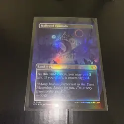 MTG: Lorwyn Eclipsed Hallowed Fountain #347 Borderless Foil Magic The Gathering - Image 2