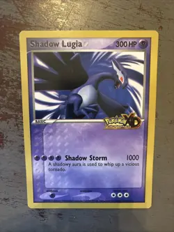 Pokemon XD Gales of Darkness Shadow Lugia Jumbo Promo Card 2005 - Image 3