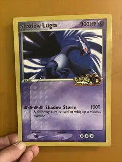 Pokemon XD Gales of Darkness Shadow Lugia Jumbo Promo Card 2005 - Image 5