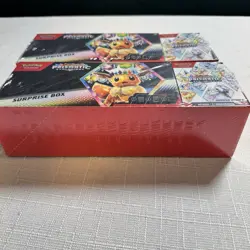 Lot Of 2 Pokemon Prismatic Evolutions Surprise Box+Booster Bundle Sams Club Set - Image 2