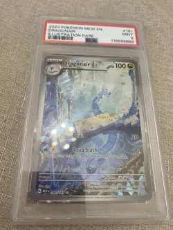Pokemon TCG Dragonair Scarlet & Violet Holo Illustration Card 181/165 PSA 9 Mint - Image 1