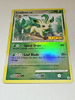 2008 Pokemon Diamond & Pearl Majestic Dawn Leafeon Reverse Holo #24/100 - Image 1