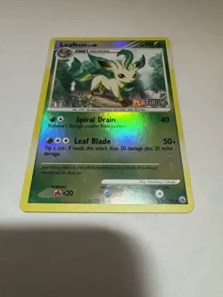 2008 Pokemon Diamond & Pearl Majestic Dawn Leafeon Reverse Holo #24/100 - Image 3