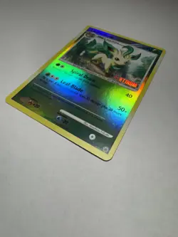 2008 Pokemon Diamond & Pearl Majestic Dawn Leafeon Reverse Holo #24/100 - Image 5