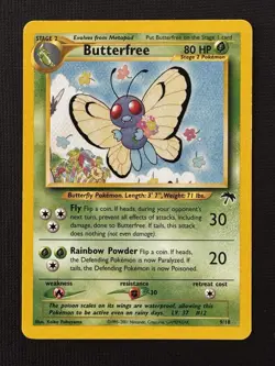 Pokemon Butterfree 9/18 2001 Stage 2 Southern Islands - Image 1