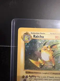 Pokemon Raichu 014/102 Base Set Shadowless Rare Holo in Excellent Condition - Image 5