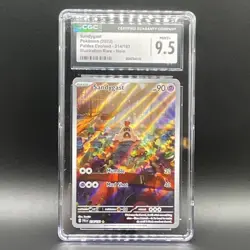 Pokemon Sandygast 2023 Paldea Evolved 214/193 CGC 9.5 Illustration Rare Holo - Image 1