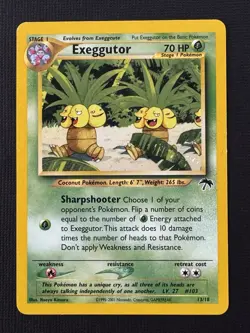 Pokemon Exeggutor 13/18 Southern Islands Stage 1 Regular 70HP Sharpshooter - Image 1