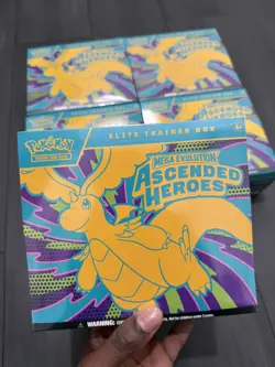 X2 Pokemon Mega Evolution Ascended Heroes ETB Elite Trainer Box - Sealed In Hand - Image 1