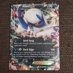 Pokemon TCG Absol EX XY62 XY Promo Holo Basic Dark Card Stock 2015 - Image 1