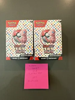 Pokemon Scarlet & Violet 151 Booster Bundle x2 - Image 1