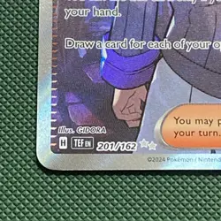 Morty’s Conviction | Pokemon: Temporal Forces 201/162 | Ultra Rare | Holo | NM - Image 4