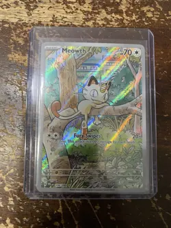 Meowth 106/094 Pokemon TCG Phantasmal Flames Illustration Rare NM Pack Fresh IR - Image 1