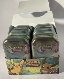 Pokemon TCG Kanto Friends Mini Tin Display 10 Count Sealed H24 820650813856 - Image 5