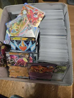 3lbs of Pokemon TCG Holo, common, EX, reverse holos. A random mix of sets - Image 1