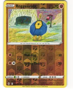 Roggenrola Reverse Holo Pokemon TCG Evolving Skies 086/203 LP - Image 1