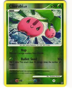 Cherubi Reverse Holo Pokemon TCG Stormfront 56/100 MP - Image 1
