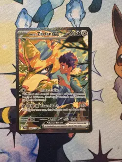 Hop’s Zacian ex 186/159 Journey Together SV Special Illustration Rare Pokemon NM - Image 2