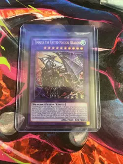 Yugioh Timaeus the United Magical Dragon MZMU-EN012 Ultra Rare 1st Edition NM - Image 1