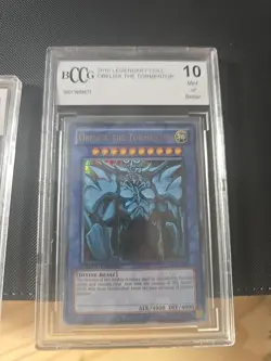 Yu-Gi-Oh! Obelisk the Tormentor LC01-EN001 Ultra Rare Beckett BCCG 10 - Image 1