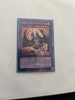 RA02-EN024 Garura, Wings of Resonant Life Quarter Century Secret Rare YuGiOh! - Image 1