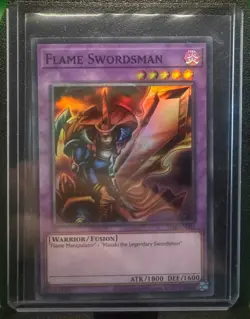 Yu-Gi-Oh! Flame Swordsman / 25th Anniversary / Super Rare - LOB-EN003 (NM) - Image 3