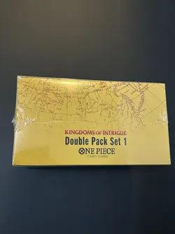 One Piece DP-01 Double Pack Set 1 OP-04 Kingdoms of Intrigue SEALED Display - Image 4