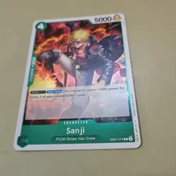 One Piece Sanji (EB01-014/101) EB01 Memorial Collection NM FOIL TCG CCG - Image 2