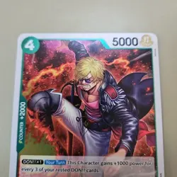 One Piece Sanji (EB01-014/101) EB01 Memorial Collection NM FOIL TCG CCG - Image 3