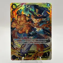 Sabo OP07-118 SEC - One Piece TCG - English Card Near-Mint Secret Rare - Image 1