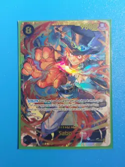 Sabo OP07-118 SEC - One Piece TCG - English Card Near-Mint Secret Rare - Image 1